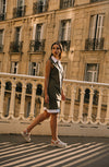 Collared sleeveless set