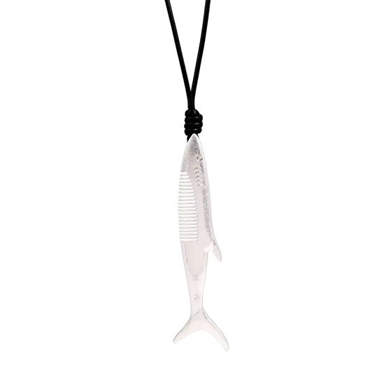 Shark necklace in silver