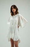 Layered white dress