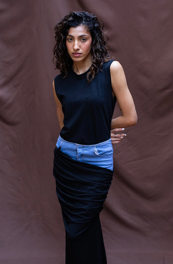 Double layered skirt