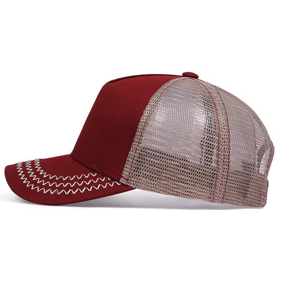Mesh baseball cap