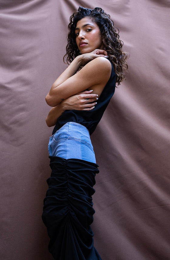 Double layered skirt