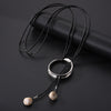 Round pendant necklace