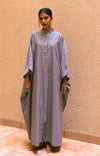 Grey White Stripes Jellaba